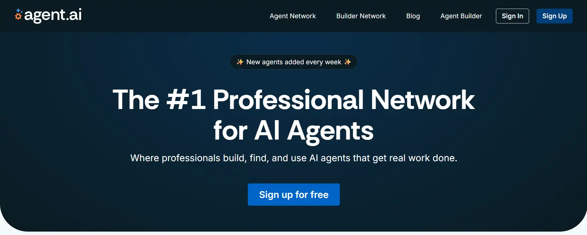 Agent AI Homepage