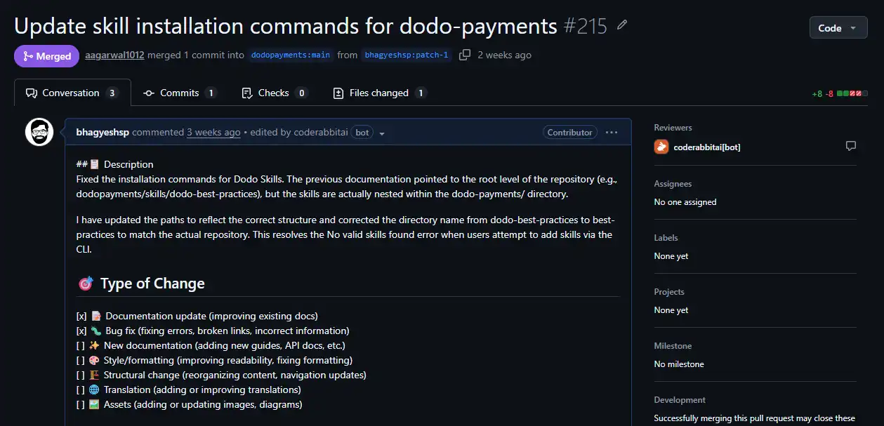 Dodo Payments PR